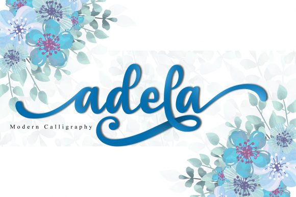 Adela: A Premium Script Font for Elegant Projects