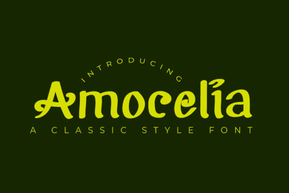 Amocelia: A Handwritten Font Perfect for Creative Makers