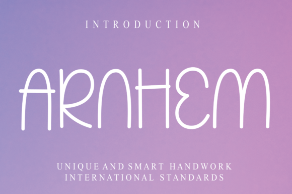 Arnhem: A Premium Font for Creative Projects