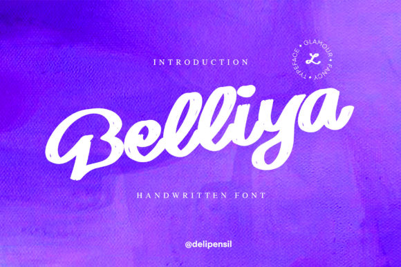 Belliya: A Handwritten Font for Modern Web Design