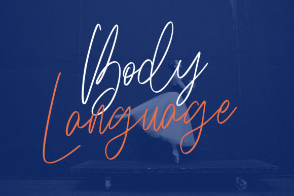 Body Language: A Stylish Script Font for Editorial Design