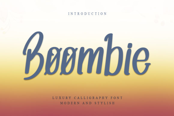 Boombie: A Premium Handwritten Font for Stunning Campaigns