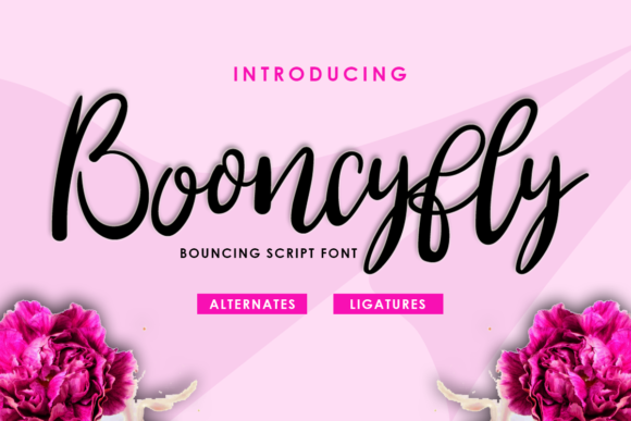 Booncyfly: A Delicate and Elegant Handwritten Font for Web Design