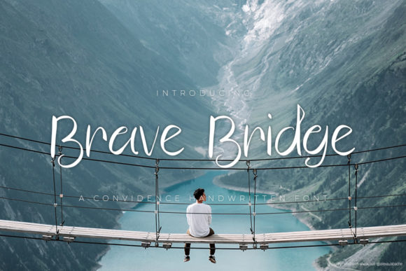 Brave Bridge: A Handwritten Font for Editorial Elegance