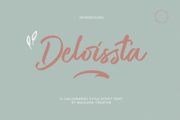 Deloissta: A Handwritten Font for Elegant Web Design