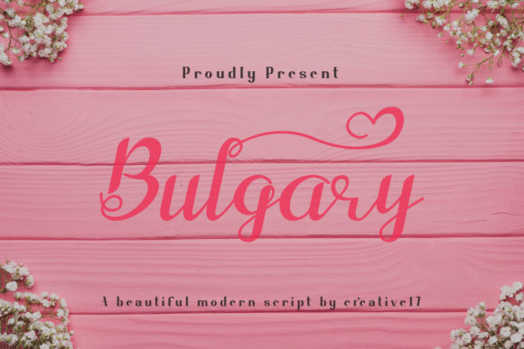 Discover Bulgary: A Handwritten Font for Creative Makers