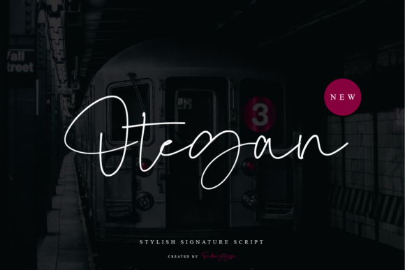 Discover Otegan: A Delicate Script Font for Elegant Branding