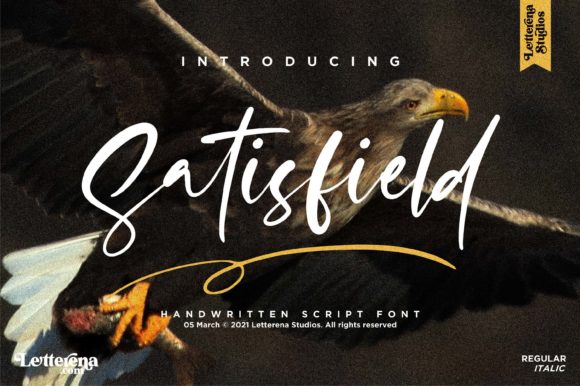 Discover Satisfield: A Delicate Script Font for Editorial Elegance
