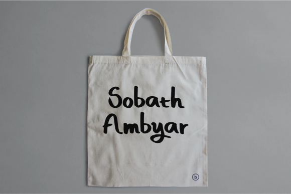 Discover Sobath Ambyar: A Whimsical Script Font for Editorial Charm