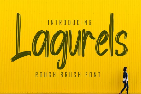 Discover the Charm of Lagurels: A Handwritten Font for Makers