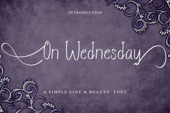 Discover the Elegance of On Wednesday Font for Editorial Design