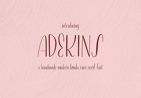 Discovering Adekins: A Font for Elegant Editorial Design