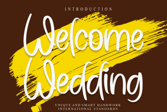 Elevate Your Brand with Welcome Wedding Font