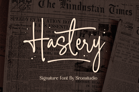 Enhance Your Brand with Hastery: A Dazzling Script Font