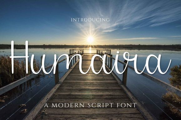 Enhance Your Brand with Humaira: A Delicate Handwritten Font