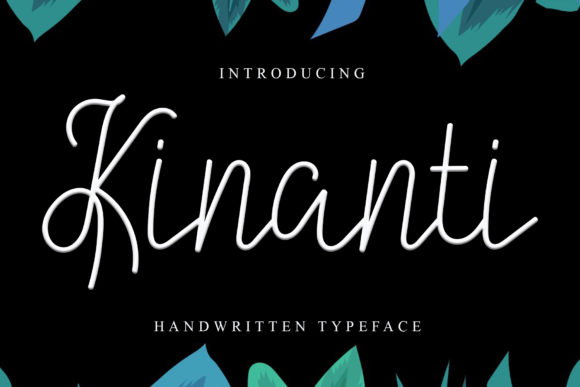Enhance Your Brand with Kinanti: A Versatile Handwritten Font