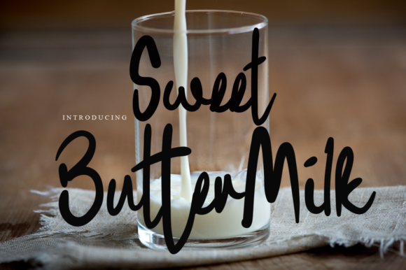 Enhance Your Campaign with Sweet Buttermilk Font