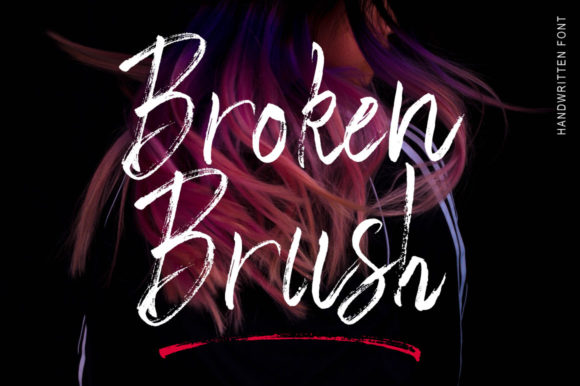 Enhance Your Web Design with Broken Brush Font