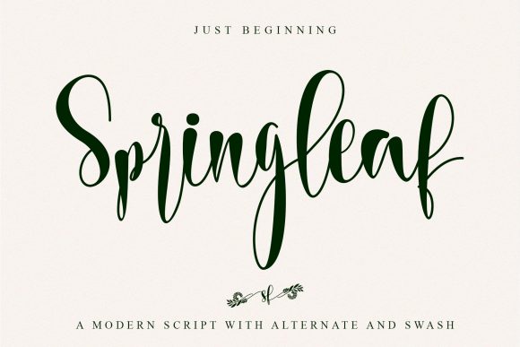 Enhancing Web Design with Springleaf Font