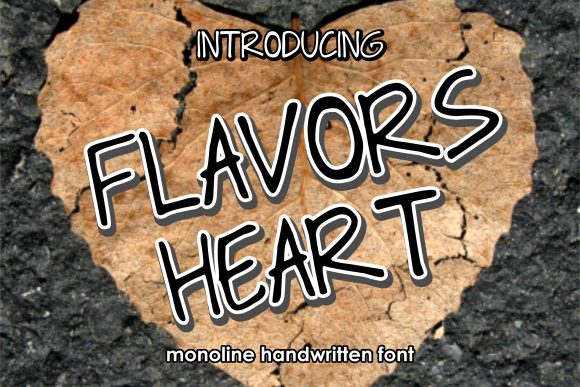 Flavors Heart: A Versatile Font for Engaging Campaigns