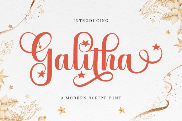 Galitha: A Playful Handwritten Font for Creative Web Design
