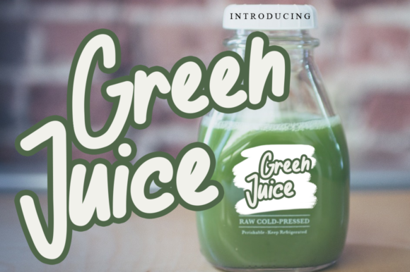 Green Juice: A Fresh and Relaxed Handwritten Font