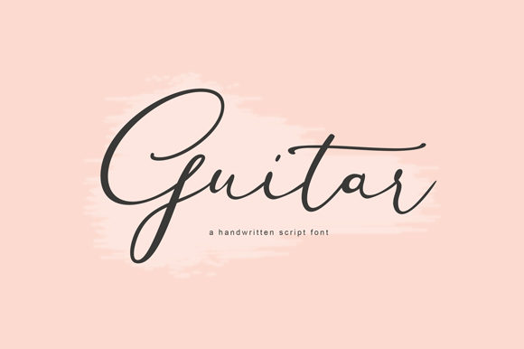 Guitar: A Delicate Script Font for Eye-Catching Campaigns