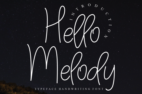 Hello Melody: A Handwritten Font for Crafters and Creators