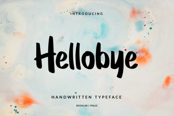 Hellobye: A Whimsical Script Font for Crafters