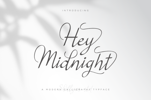 Hey Midnight: A Luxurious Handwritten Font for Design Projects
