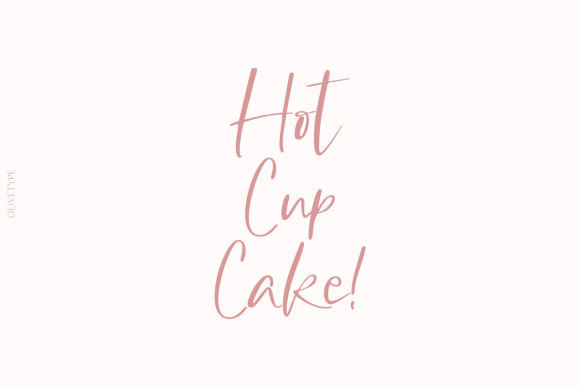 Hot Cup Cake: A Delicate Script Font for Editorial Charm