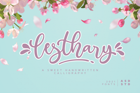 Lesthary: A Handwritten Font for Elegant Web Design