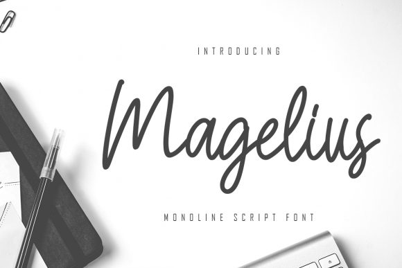 Magelius: A Handwritten Font for Elegant Web Design