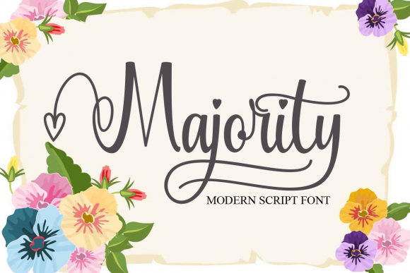 Majority: A Script Font with Modern Elegance