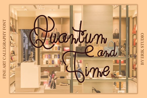 Quantum and Time: A Delicate Handwritten Font for Web Design
