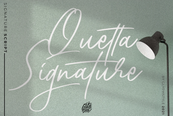 Quetta Signature: A Font for Eye-Catching Campaigns