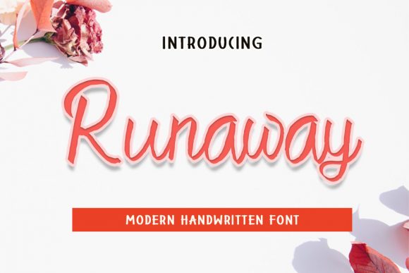 Runaway: A Versatile Script Font for Engaging Brand Content