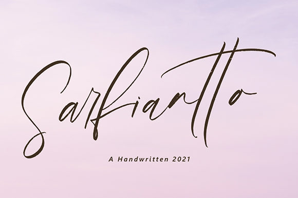 Sarfiantto: A Premium Script Font for Elegant Projects