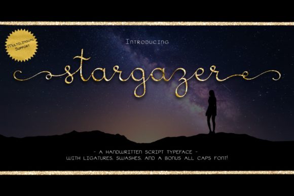 Stargazer: A Handwritten Font for Elegant Editorial Design