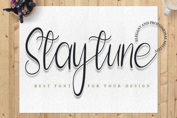 Staytune: A Handwritten Font for Elegant Web Design
