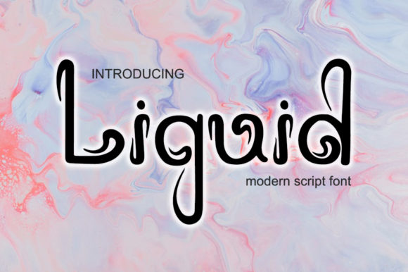 Transform Your Brand with Liquid: A Charming Script Font