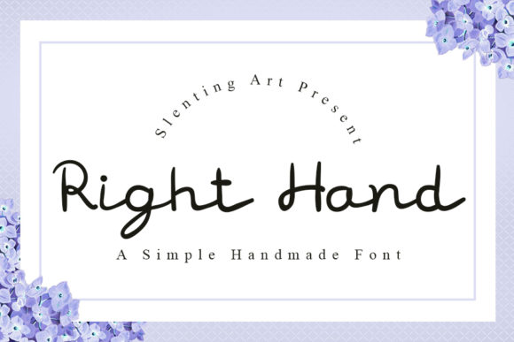 Transform Your Brand with Right Hand: A Versatile Script Font